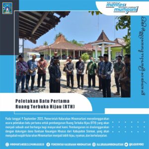 Peletakan Batu Pertama Ruang Terbuka Hijau