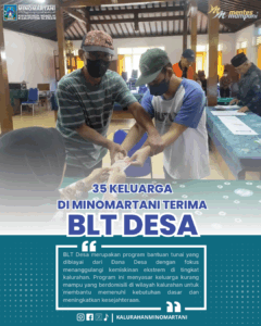 35 Keluarga di Minomartani Terima BLT Desa