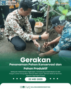 Komunitas Minomartani Agrikultur Gelar Penanaman Pohon