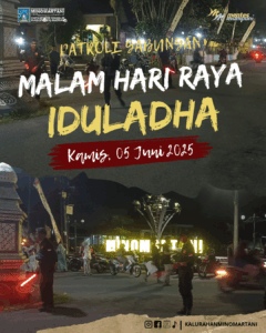 Patroli Gabungan Malam Iduladha, Minomartani Pastikan Keamanan Warga Jelang Hari Raya