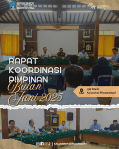 Rapat Koordinasi Pimpinan Tingkat Kapanewon Ngaglik Bulan Juni 2025