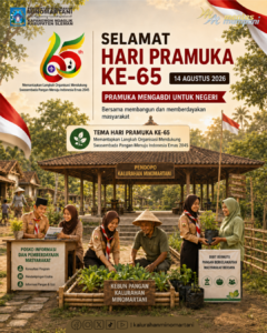 Pemerintah Kalurahan Minomartani Ucapkan Selamat Hari Pramuka ke-65 Tahun 2026